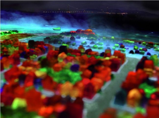 Marina, San Francisco in Jell-O
