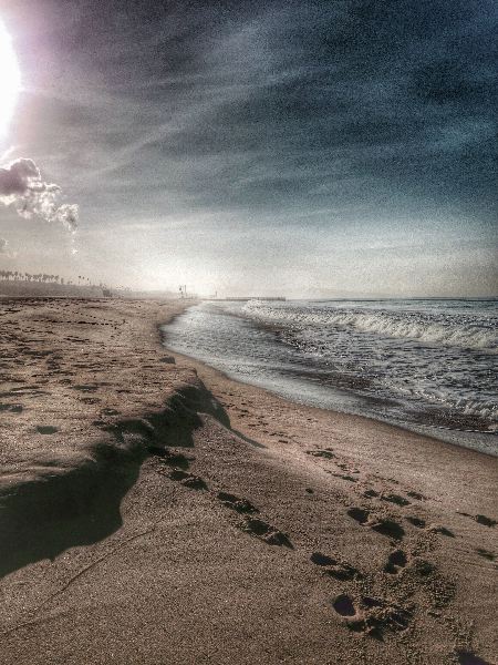 Looking South: Dockweiler Beach