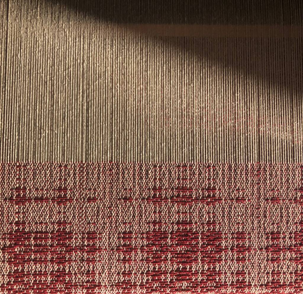 Weaving in progress by Katie Buckley