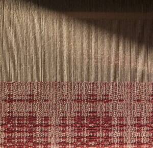Weaving in progress by Katie Buckley